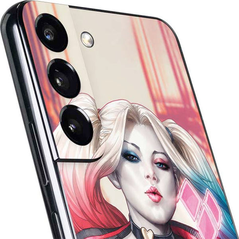 DC Comics Harley Quinn Rebirth Cover #1 Legacy Color Variant Art by Art Germ Galaxy S22 Skin